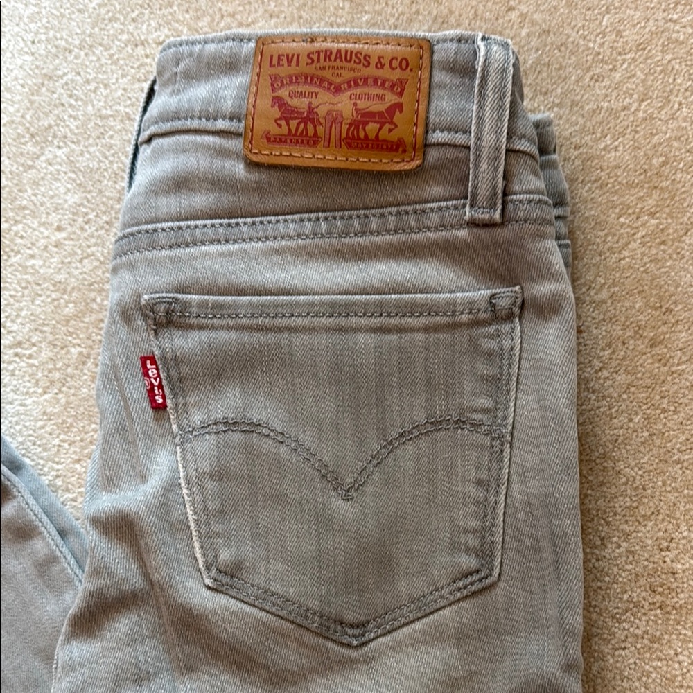 Levi's Women's Gray Skinny Jeans size 24